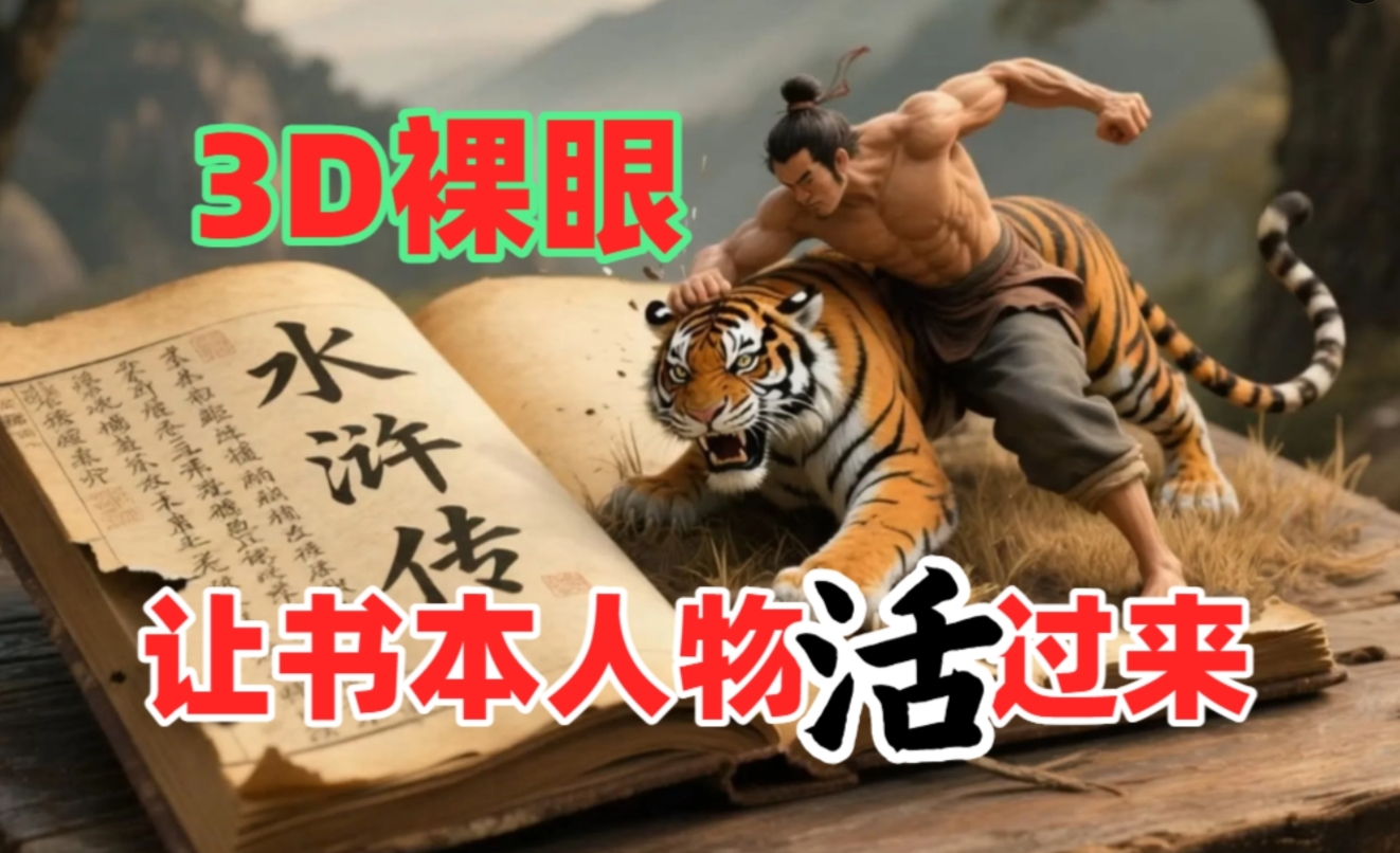 书本人物裸眼3D视频，一条视频收益过千，保姆级教程-我要呀资源酷