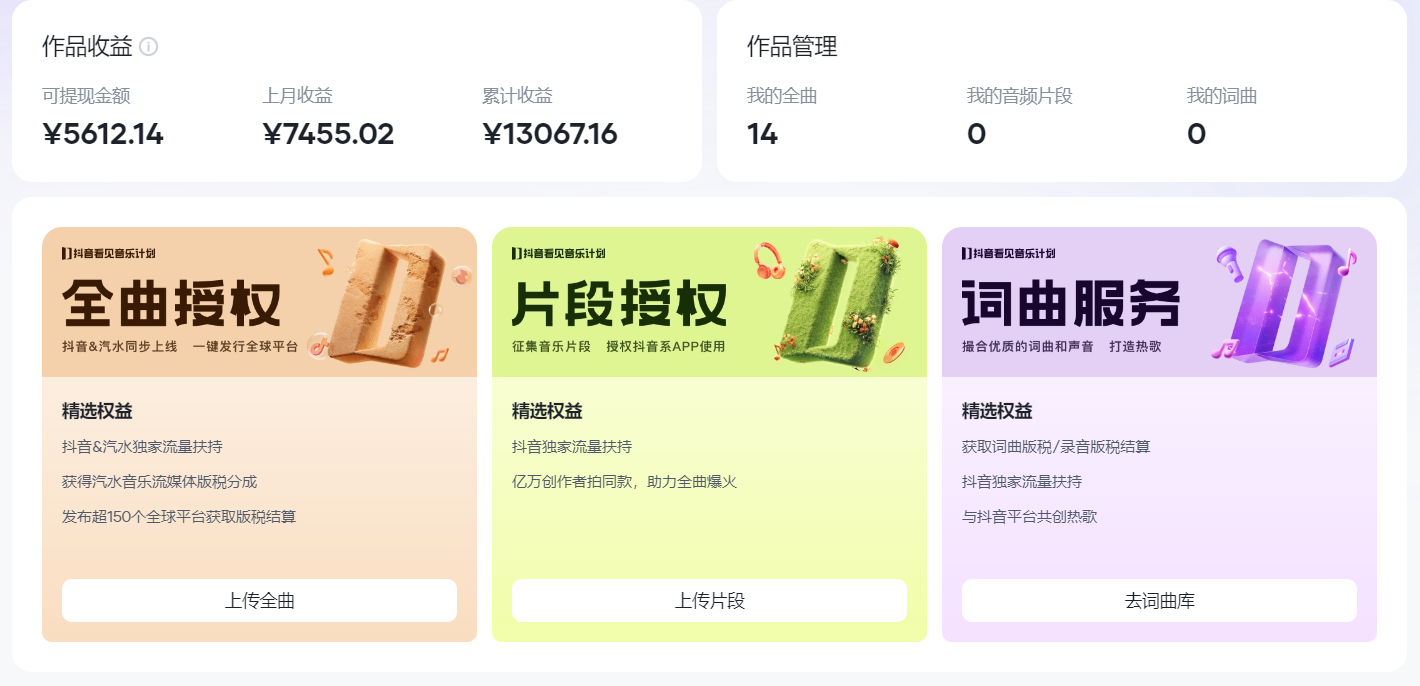 图片[1]-汽水音乐人计划自撸玩法保底月入4000+-我要呀资源酷