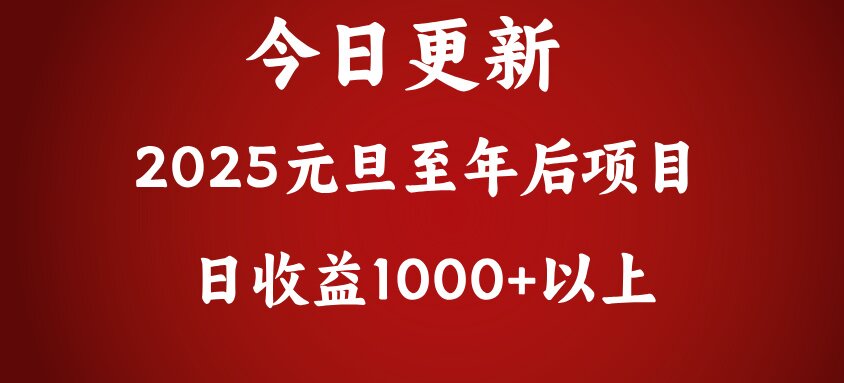 翻身项目，日收益1000+以上-我要呀资源酷